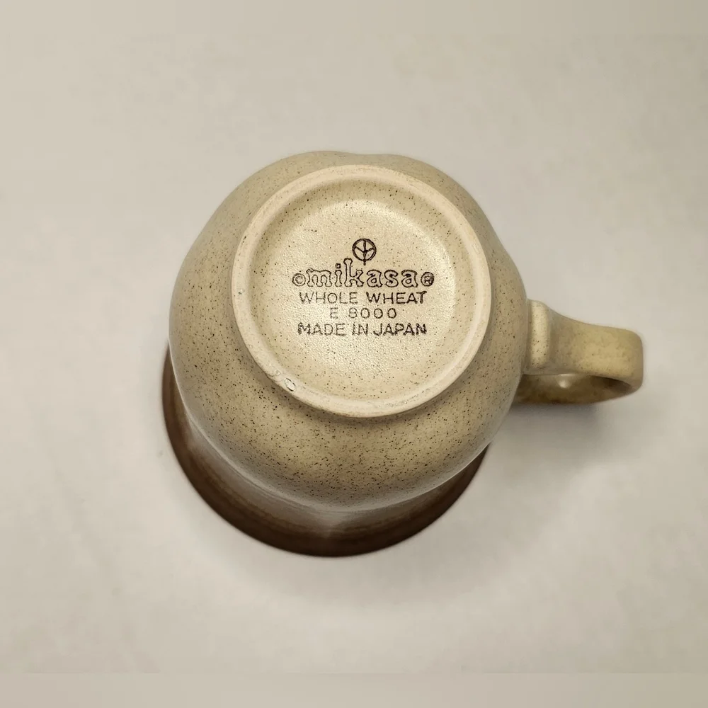 [#1] (1) Cup and (1) Saucer  Vintage 1981 Whole Wheatby MIKASA [E8000] [1 of 10]